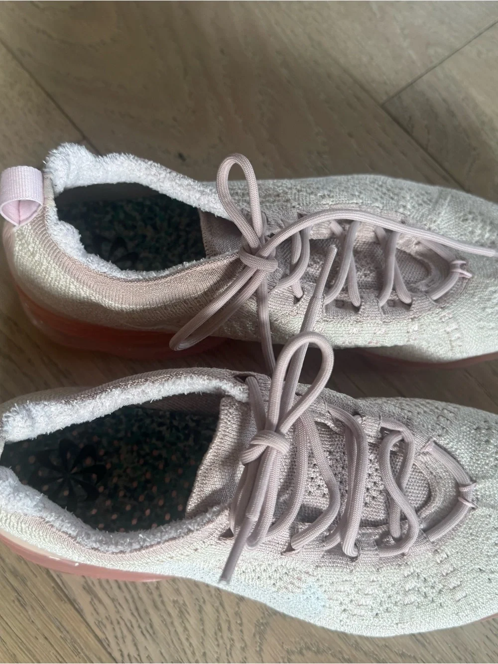 Nike Air VaporMax 2023 Flyknit Women's Size 9.5 Pink Beige DV6840-101 Authentic